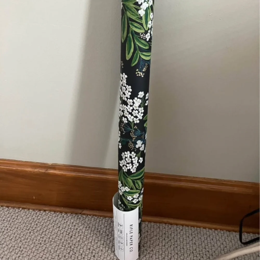 Half double roll of Rifle Paper Co. Cornflower wallpaper